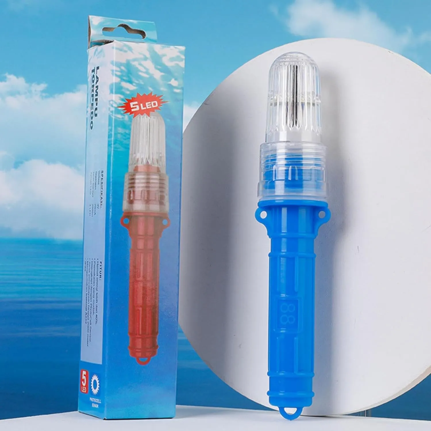 Boat Flares  Boat Flares Coast Guard Approved Marine |2025 New Waterproof Emergency Signals for Fishing Nets, Buoys & Boats (Red)