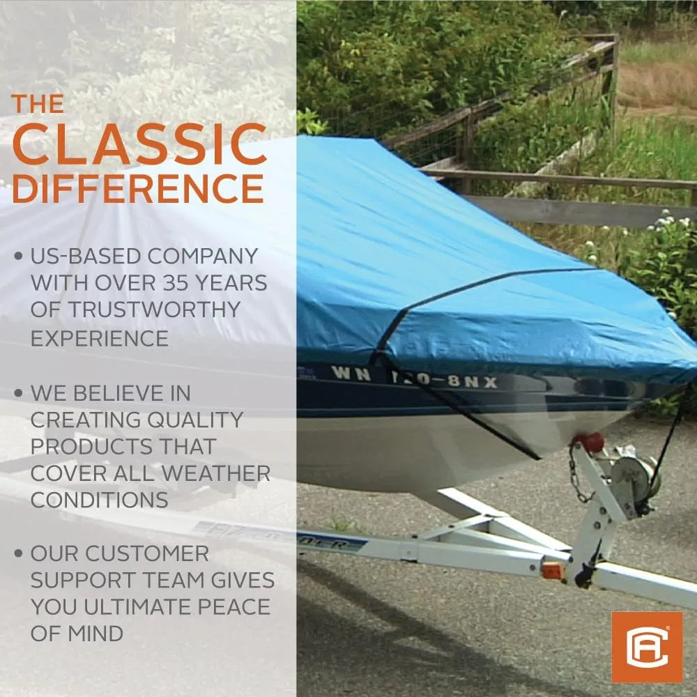 Classic Accessories Stellex Canoe, Kayak and Stand-Up Paddleboard Cover, Fits up to 12'-16'L, Model 2
