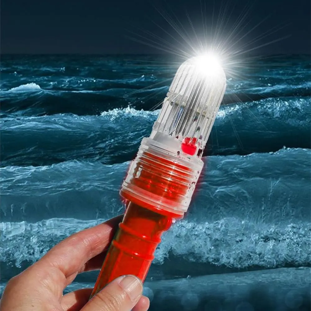 Coast Guard Approved Boat Flares  Waterproof Emergency Signal Kit for Fishing, Boating & Life Rafts  Upgraded 2025 Electronic Flares for Safe Marine Navigation
