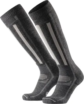 DANISH ENDURANCE Merino Wool Thermal Ski Socks, Shin Padding, Warm, for Men & Women 1 or 2 Pack