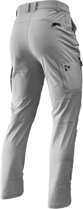 Men's Lightweight Hiking Pants Quick Dry Waterproof Stretch Travel Fishing Camping Work Cargo Pants Zipper Pockets