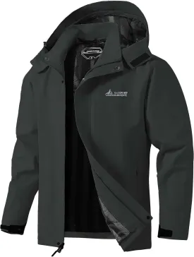 Mens Lightweight Waterproof Hooded Rain Jackets Casual Fall Spring Big and Tall Jacket Raincoat Windbreaker Outdoor Gear